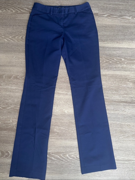 Express Pants - Express Navy Boot-Cut Dress Pants